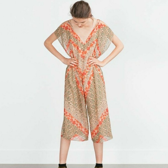 zara trf jumpsuit